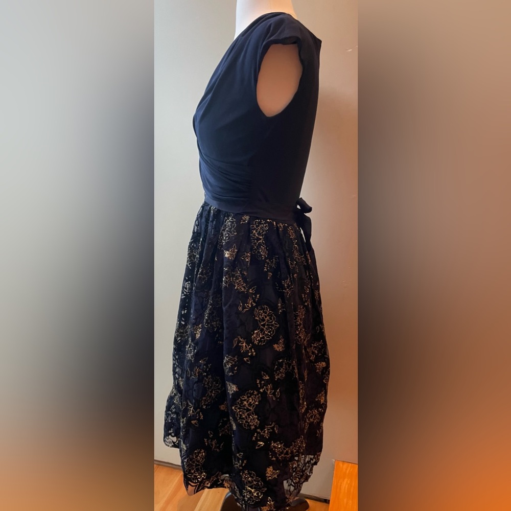SLNY Formal Dress Navy - Picture 4 of 8